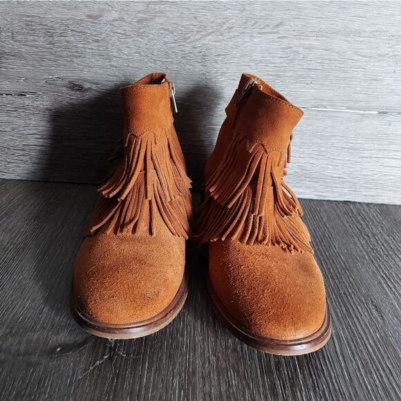 Topshop Arid Fringe Ankle Boots 37 - Picture 2 of 9